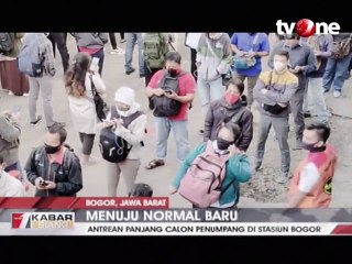 Calon Penumpang di Stasiun Bogor Antre 3,5 Kilometer
