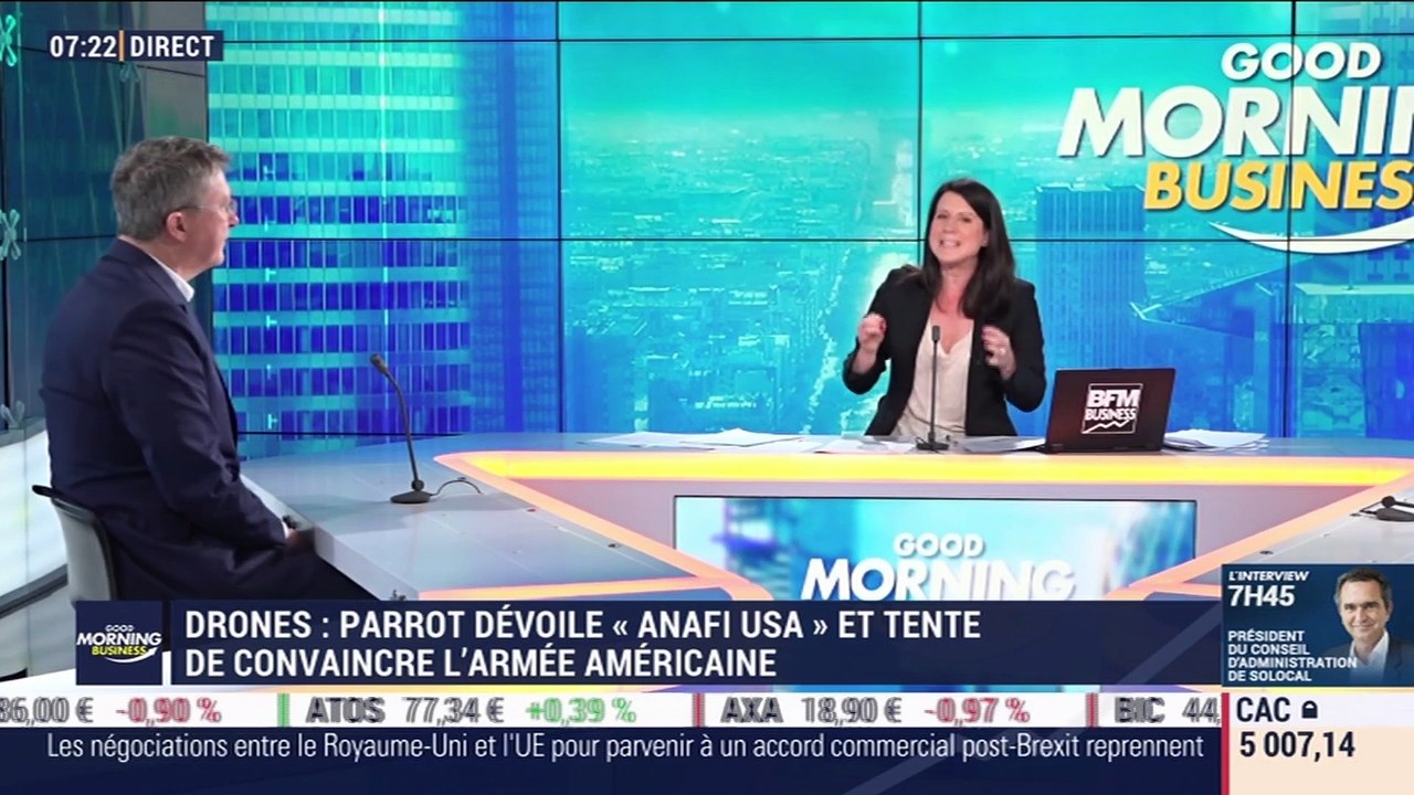 Henri Seydoux (Parrot) : Parrot dévoile les drones "Anafi USA" - 06/07