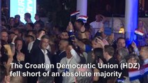 Croatian conservatives hail re-election victory