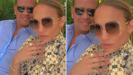 J’Lo And Arod Enjoys At-Home Baseball Game On Independence Day