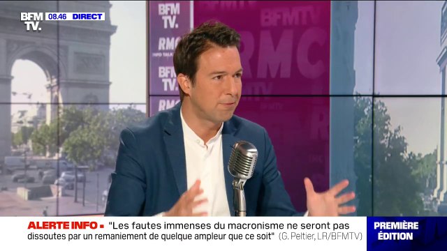 Guillaume Peltier (LR) pense que Macron devrait annoncer la création d'un service militaire obligatoire pour les mineurs délinquants récidivistes