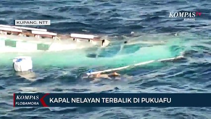 下载视频: Kapal Nelayan Bermuatan Puluhan Orang Terbalik Di Selat Pukuafu