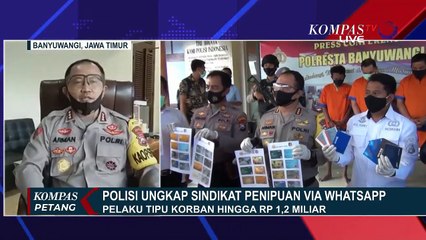 Penipuan Via Whatsapp, Pelaku Tipu Korban Hingga Rp 1,2 Miliar