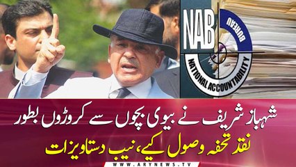 Shehbaz Sharif received crores as cash gifts from his wife and children