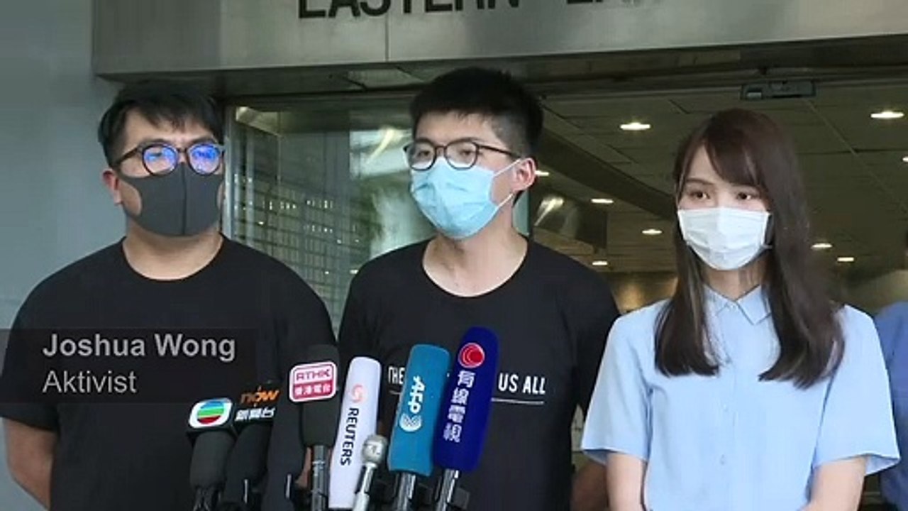 Demokratie-Aktivist Wong bittet Welt um Hilfe für Hongkong