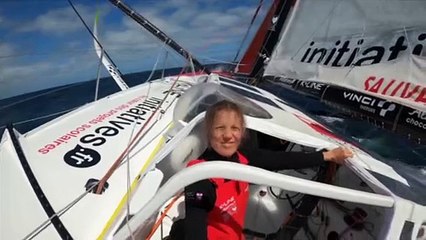 Vendée-Arctique-Les Sables d’Olonne 2020 : Samantha DAVIES -  INITIATIVES CŒUR - Onboard