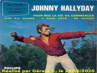 Johnny Hallyday_Rien n'a changé (Vidéo 1963)karaoke