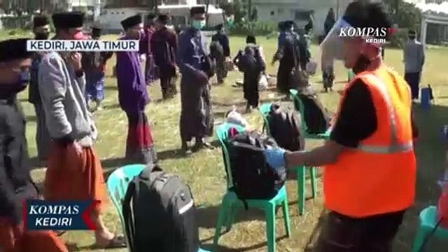 10 Ribu Santri Kembali Ke Pondok Pesantren Lirboyo