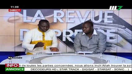 REVUE DE PRESSE DU 06 JUILLET 2020