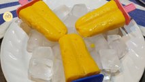 2 ingredient Mango popsicle recipe | Mango ice bar recipe by Meerabs kitchen