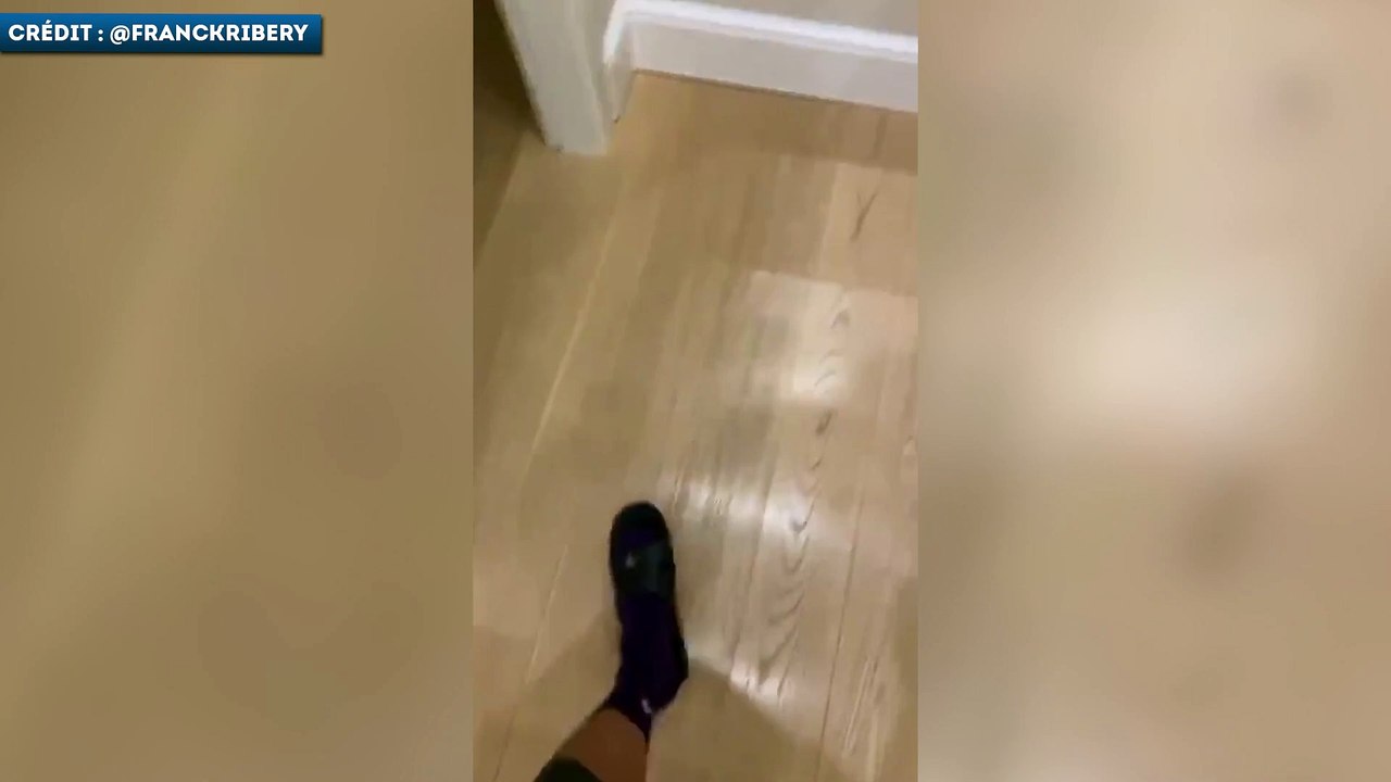 Franck Ribéry montre les dégâts au sein de sa maison après avoir été victime d'un cambriolage