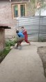 Two boys fighting with each other. Funny fight.. Must see... Follow and share plzz