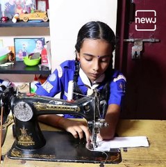 10 Year-Old Specially Abled From Udupi Stitches Mask