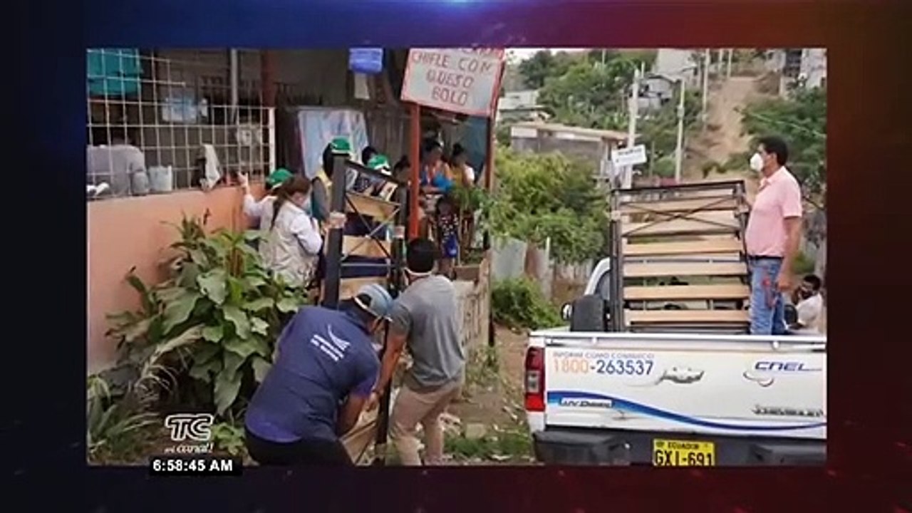 Gobernación del Guayas entregó ayuda a hijas de mujer que fue macheteada por su exconviviente en Manabí