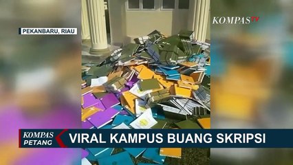 Viral Kampus Buang Skripsi, Kepala Perpustakaan Lanjut Dipecat