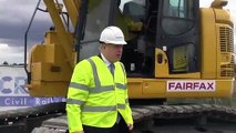 Boris Johnson visiting the Siemens facility in Goole