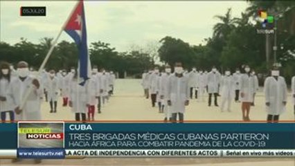 Envía Cuba a África tres brigadas médicas para combatir la pandemia