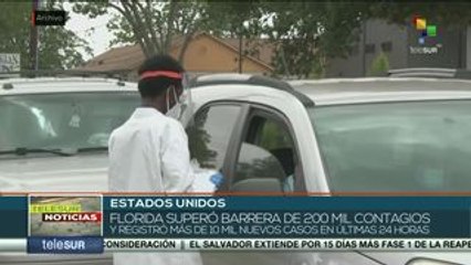 EE.UU.: Florida confirma 200 mil casos de Covid-19