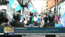 Pdte. guatemalteco: 15 días más de cuarentena por alza en contagios