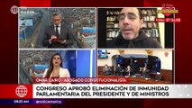 Primera Edición: Explicación de la eliminación de inmunidad parlamentaria del presidente y ministros