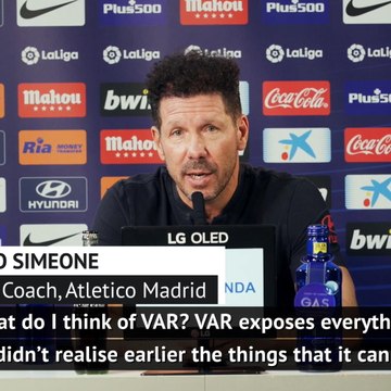 VAR needs improvements but it is fair says Simeone