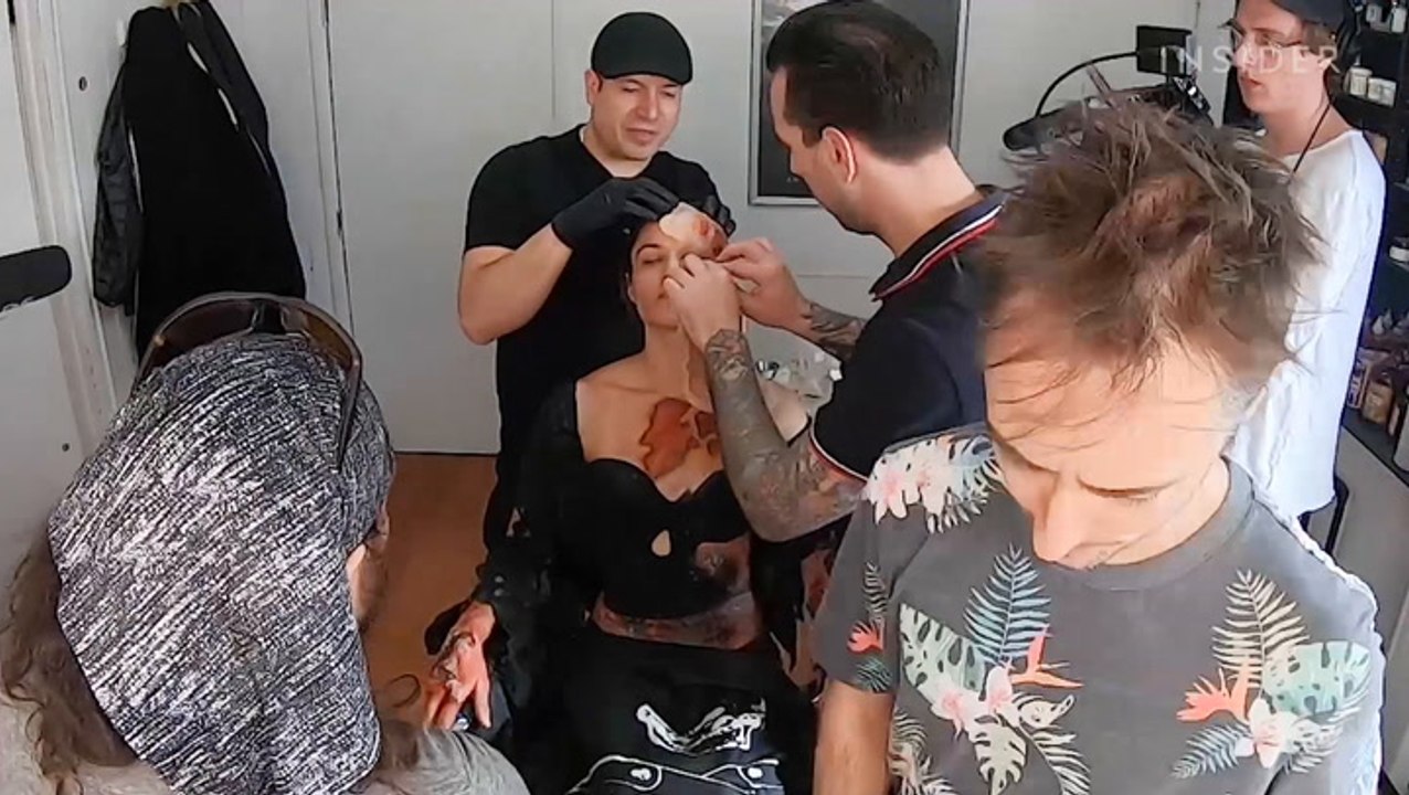 How fake burn wounds are made for movies & TV