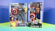 Marvel Avengers Shield Throwing & Heavy Armor Captain America Fight The Bad Guys