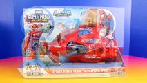 Playskool Heroes Marvel Super Hero Adventures Spider-man Spider Strike Plane Helps Hulk Wolverine