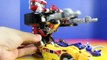 Mighty Morphin Power Rangers Legacy Megazord Battles Imaginext Robots & Mohawk Dude