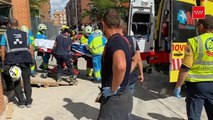 Dos trabajadores heridos graves al desplomarse un ascensor