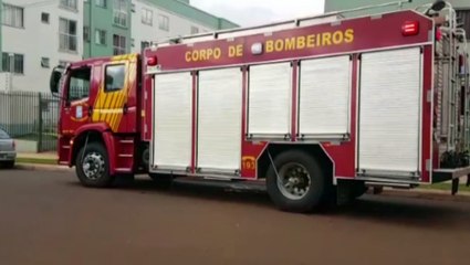 Opala tem princípio de incêndio em estacionamento de condomínio