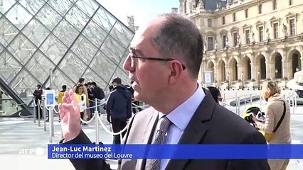 El Louvre de París reabre sus puertas sin su habitual público extranjero