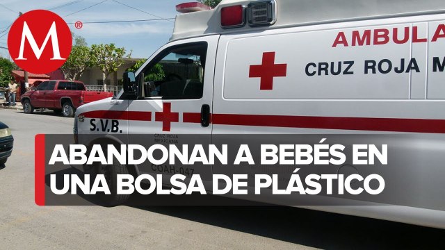 Abandonan a dos bebés recién nacidos en plena calle en Saltillo