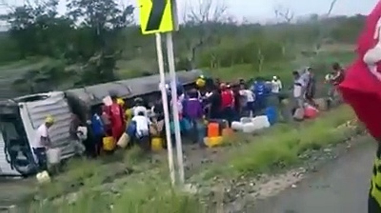 Explosión del camión cisterna en Ciénega Magdalena Colombia, 6 de Julio 2020.