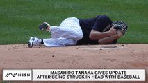 Masahiro Tanaka Gives Update After Being Struck In Head With Baseball