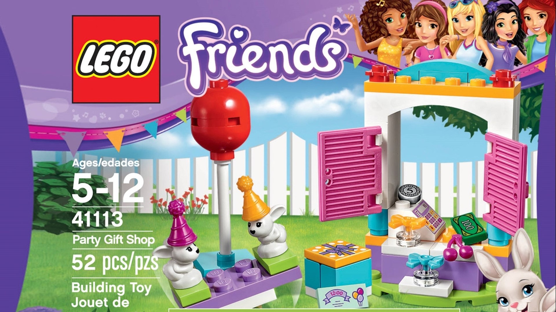 Lego Friends Party Gift Shop 41113 Building Lego Toys for Kids by Funtoys  Disney Toy Review - video Dailymotion