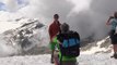 علماء يحققون في أسباب ظهور جليد زهري على جبال الألب الإيطالية
