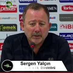 Sergen Yalçın: "Futbolda yapılan hataların cezaları hemen kesiliyor"