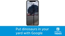 Google Search lets you put a dinosaur in your backyard