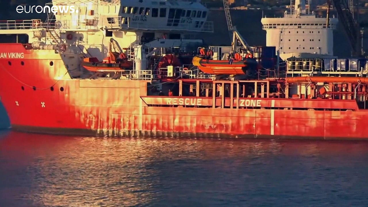 Rettungsschiff Ocean Viking erreicht Sizilien