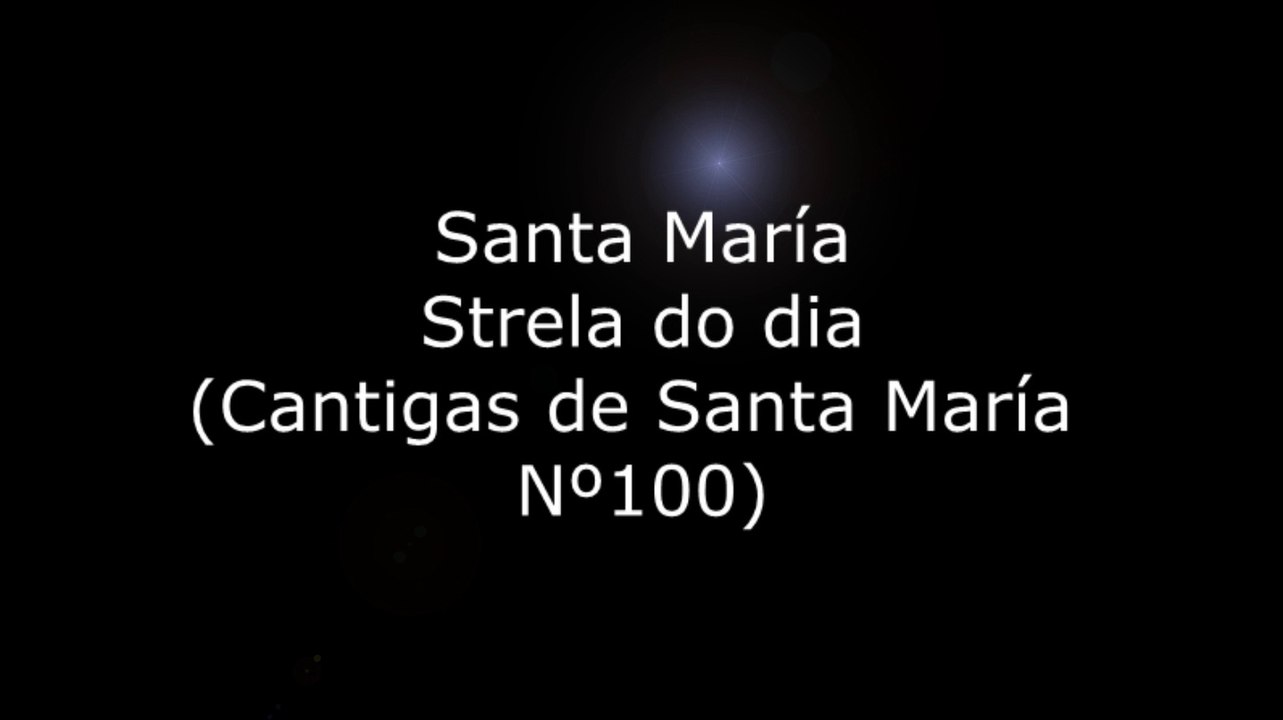 "Santa María" Strela do dia (2014).