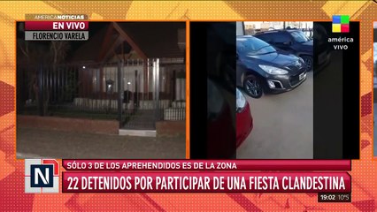 Florencio Varela:22 detenidos por participar de una fiesta clandestina