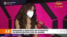 América Espectáculos: Rosángela Espinoza se conmovió en reencuentro con su madre