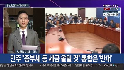 국회복귀 통합, 강경투쟁…민주, 전대 레이스 시작