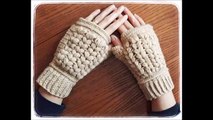 Tığ İşi Fıstıklı Eldiven Yapımı-Tığ İşi Örgü Modelleri-Fingerless Gloves |عمل جوانتى كروشيه نص شيك جدا