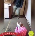 Funny videos | baby funny videos | dady coming home