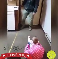 Funny videos | baby funny videos | dady coming home
