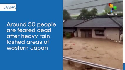 Heavy rain causes deadly floods in Japan