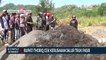 Bupati Thoriq Cek Kerusakan Jalur Truk Tambang Pasir