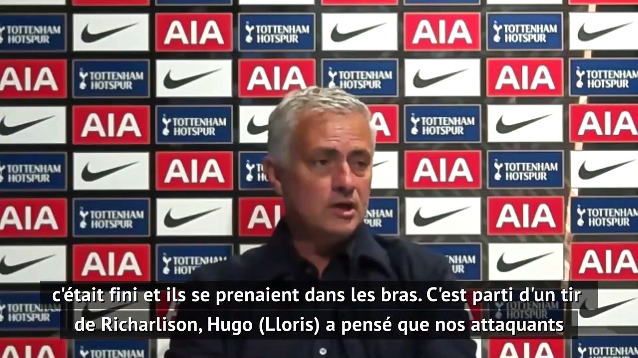 Mourinho : "Rien de mal entre Lloris et Son"